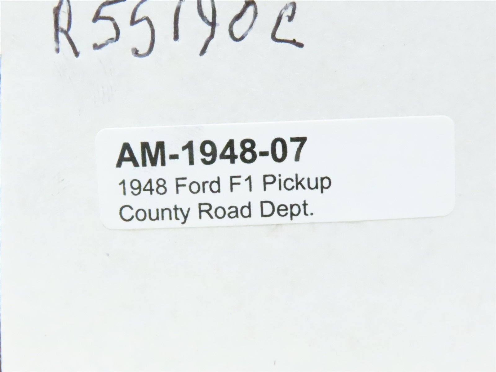Item AM-1948-07 Die-Cast 1948 Ford F1 Pick-up County Road Dept.