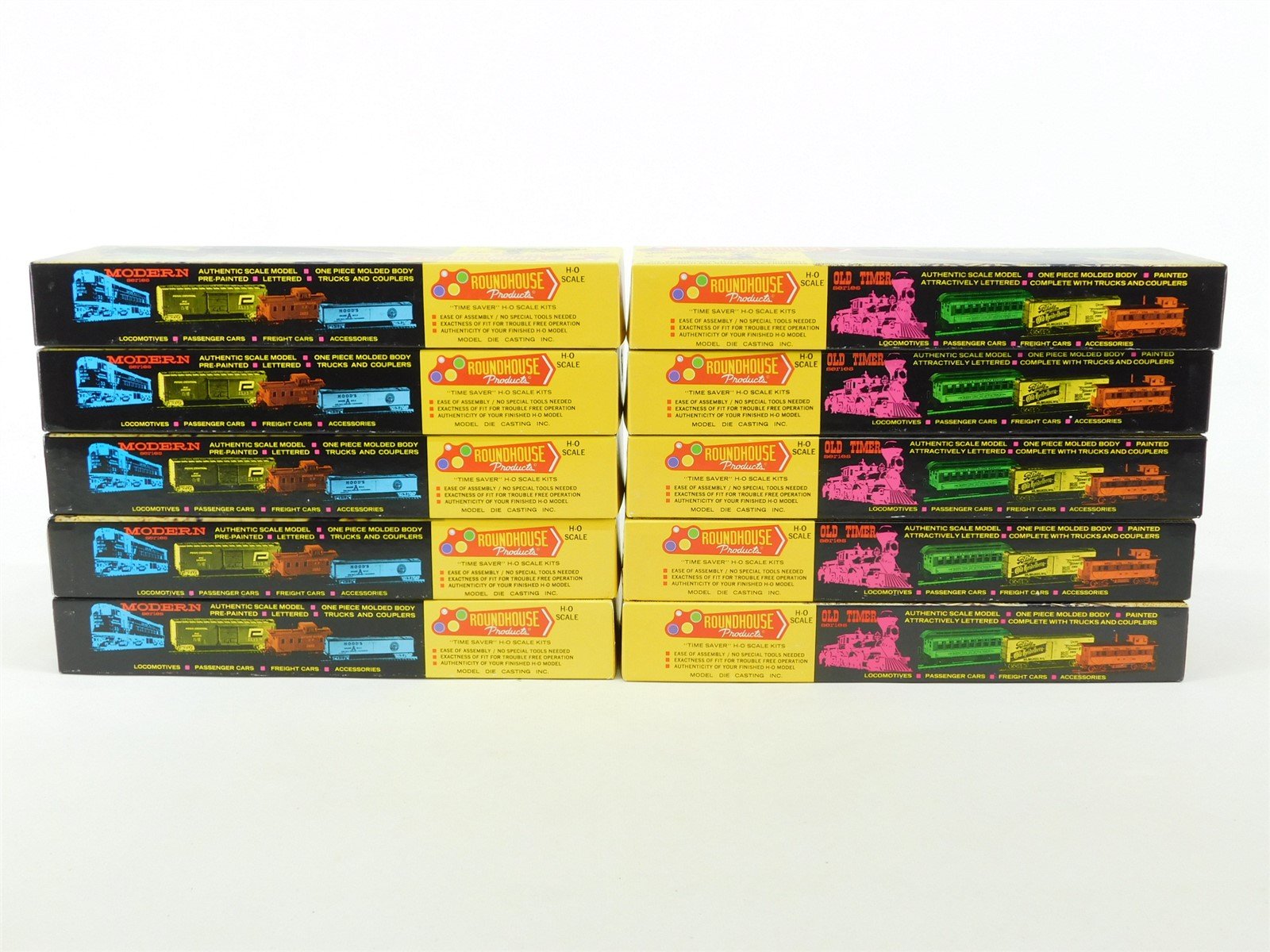 LOT of 10 Roundhouse 10-3/4
