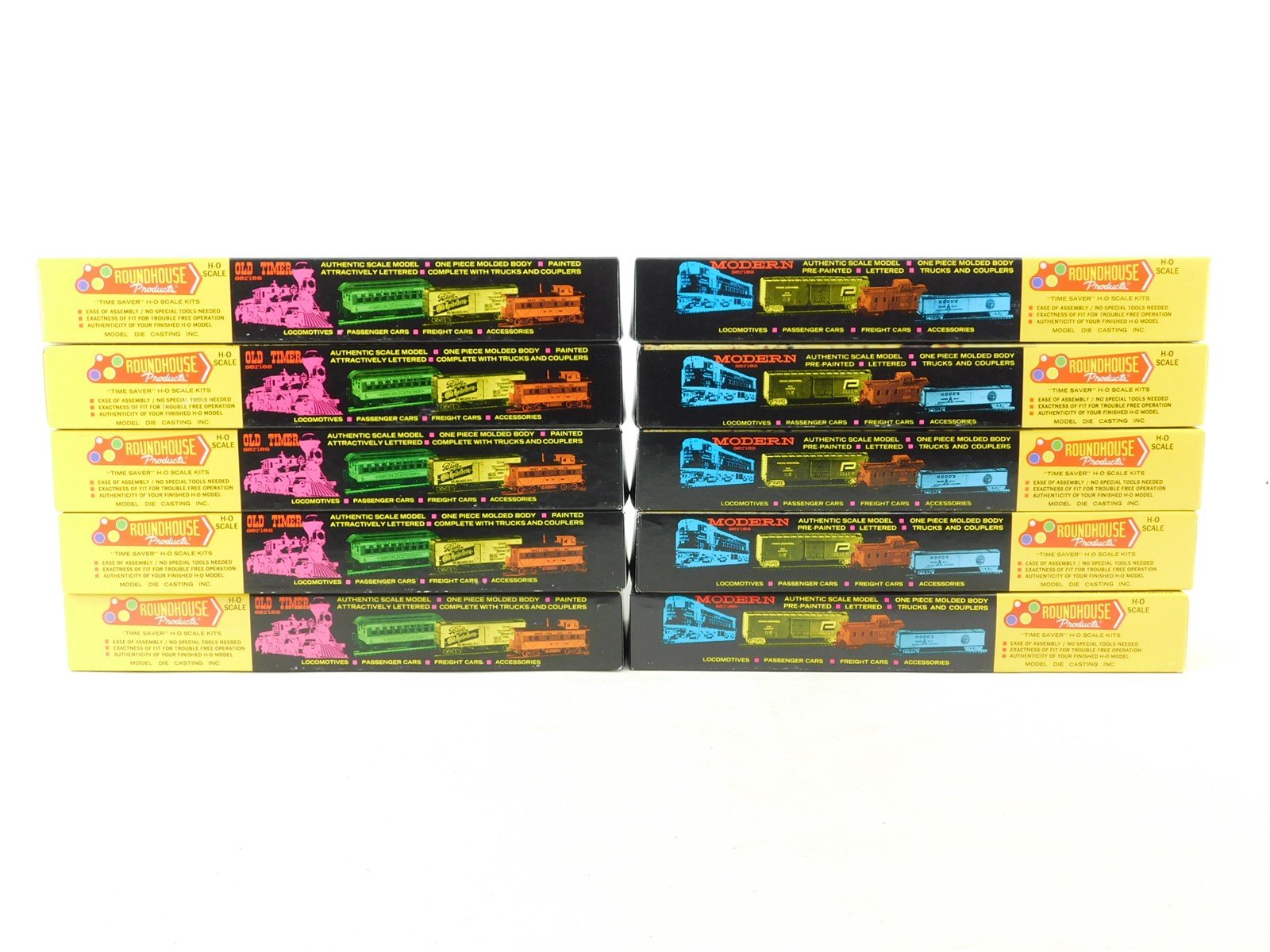 LOT of 10 Roundhouse 10-3/4