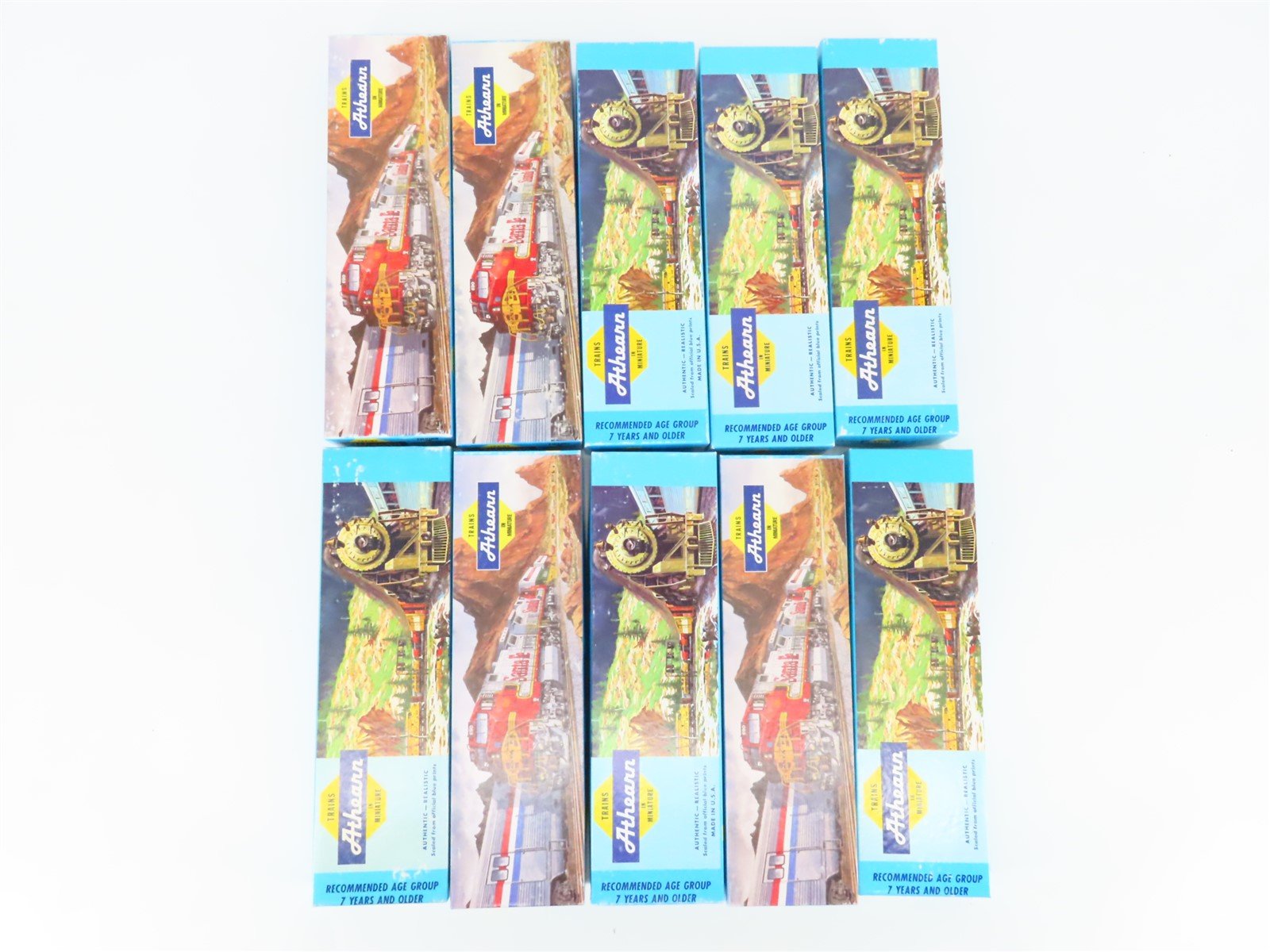 LOT of 10 Athearn 12-3/4