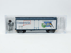 N Micro-Trains MTL 02100412 US State Series 40' Box Car #1788 - CT Connecticut