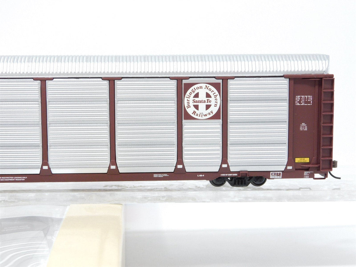 HO Walthers 932-4856 BNSF Railway 89&#39; Thrall Tri-Level Auto Rack Car #303061