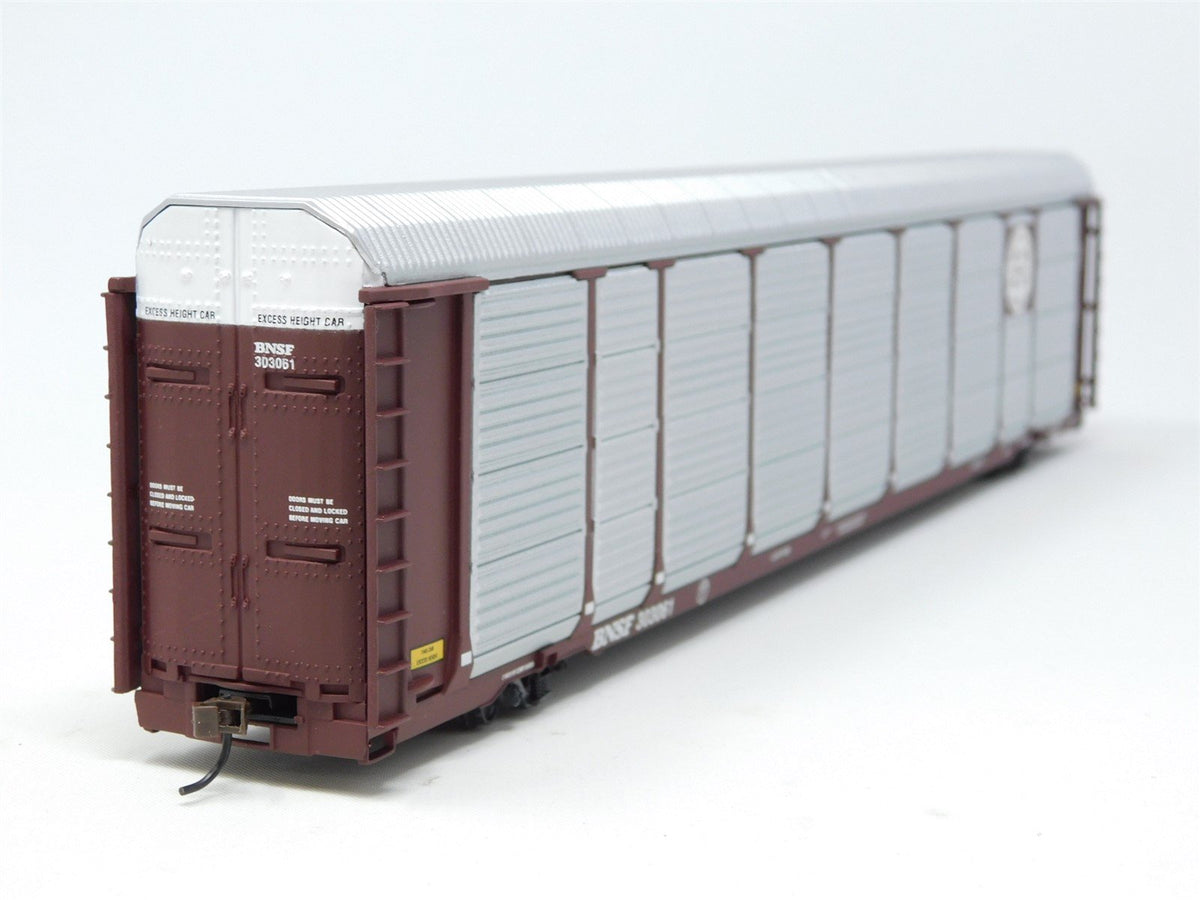 HO Walthers 932-4856 BNSF Railway 89&#39; Thrall Tri-Level Auto Rack Car #303061