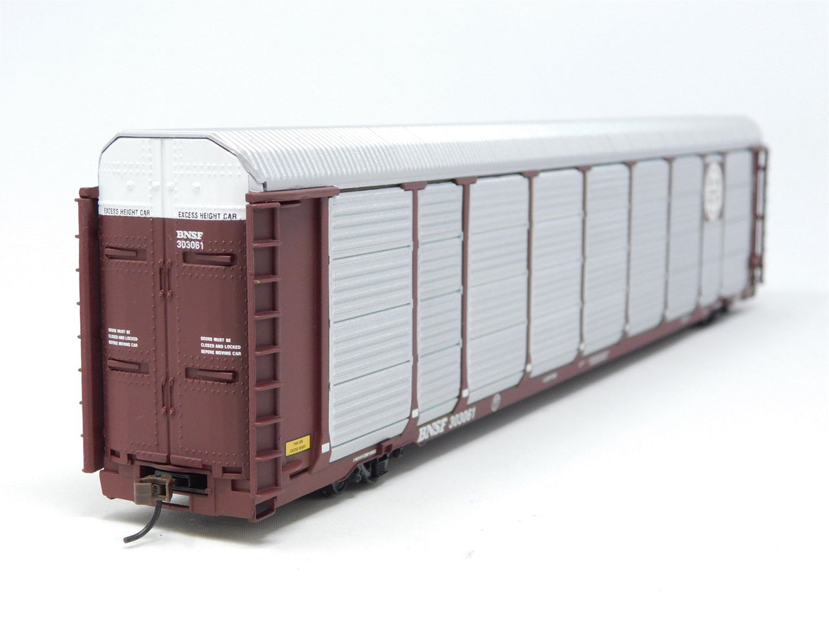 HO Walthers 932-4856 BNSF Railway 89&#39; Thrall Tri-Level Auto Rack Car #303061