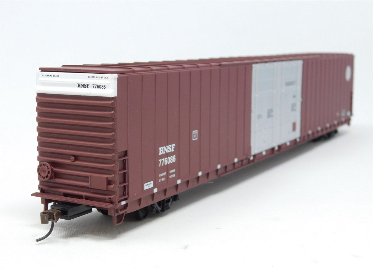 HO Scale Walthers 932-3518 BNSF Railway 86&#39; Steel Hi-Cube Box Car #776086