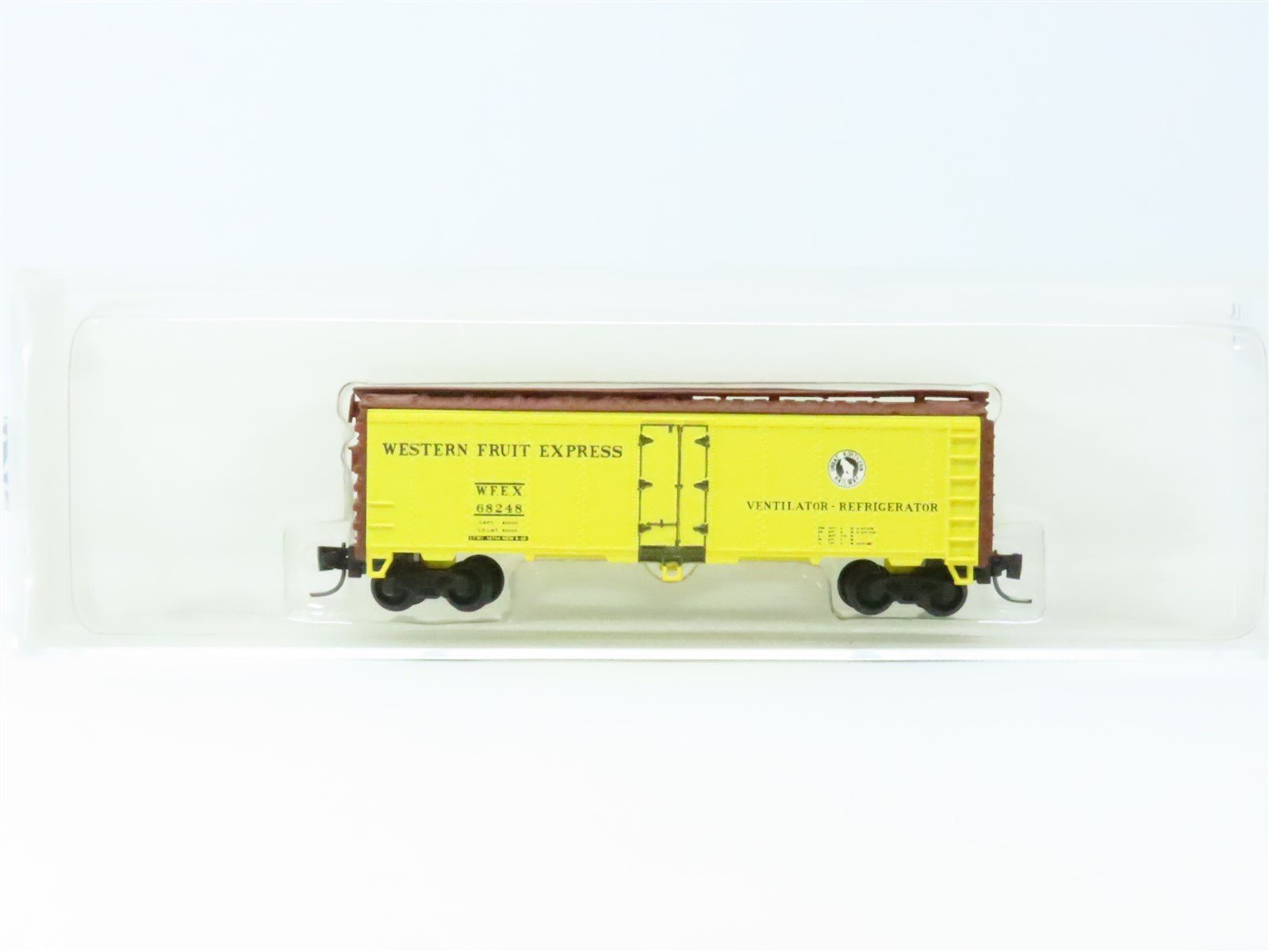 Z Scale Pennzee 2007 WFEX GN Western Fruit Express Wood Reefer #68248