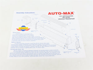 HO Scale Athearn Genesis G44162 BNSF Railways Auto-Max Auto Carrier #314043