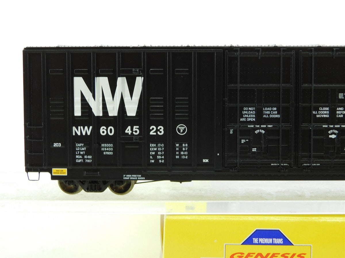 HO Scale Athearn Genesis G4003 NW Norfolk &amp; Western 60&#39; Steel Box Car #604523