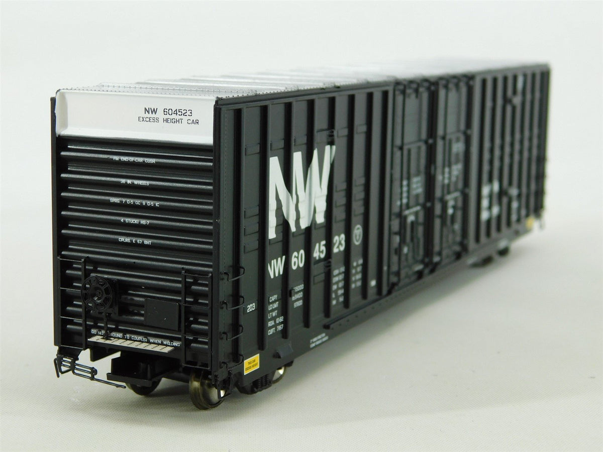 HO Scale Athearn Genesis G4003 NW Norfolk &amp; Western 60&#39; Steel Box Car #604523