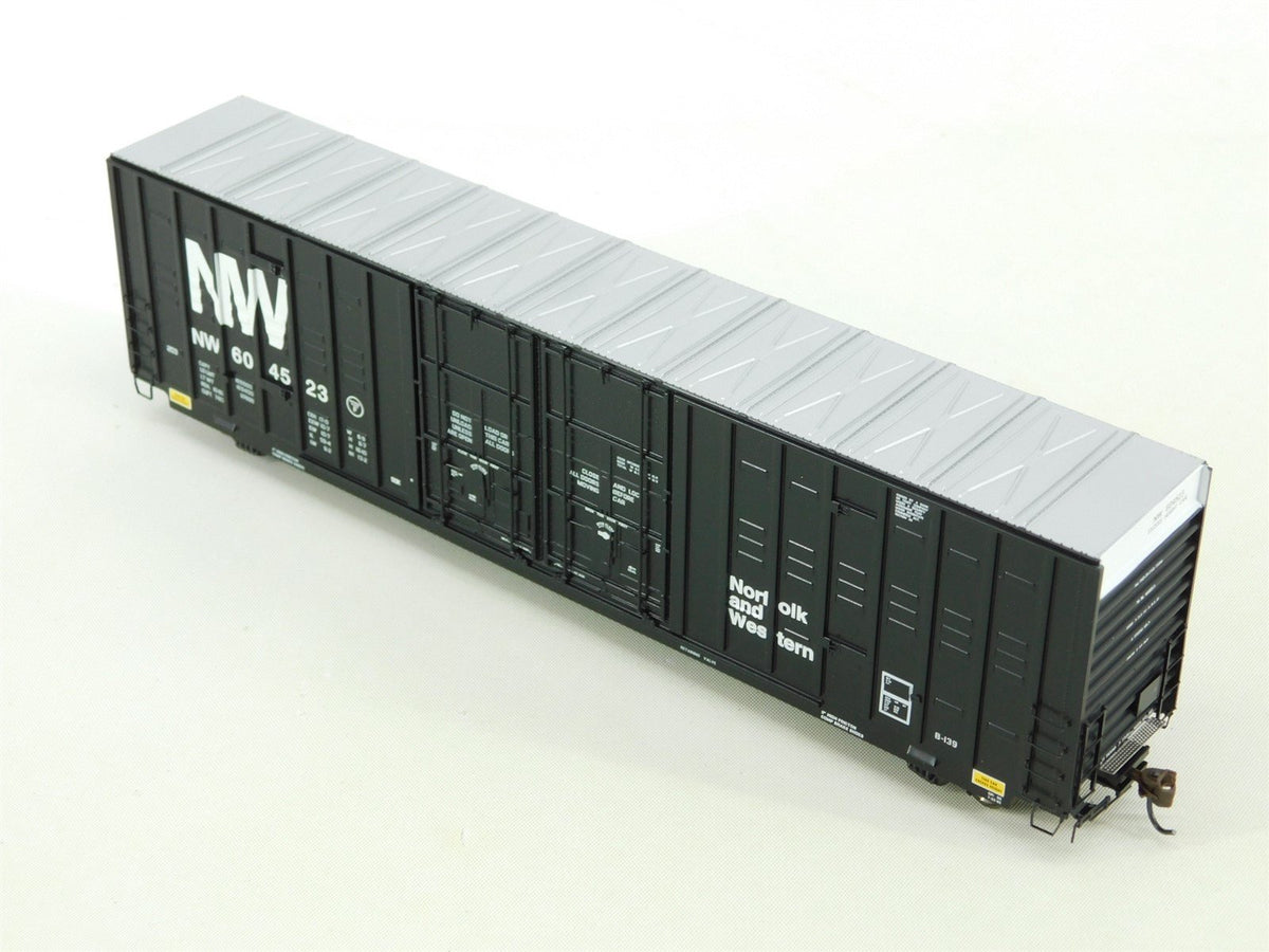 HO Scale Athearn Genesis G4003 NW Norfolk &amp; Western 60&#39; Steel Box Car #604523