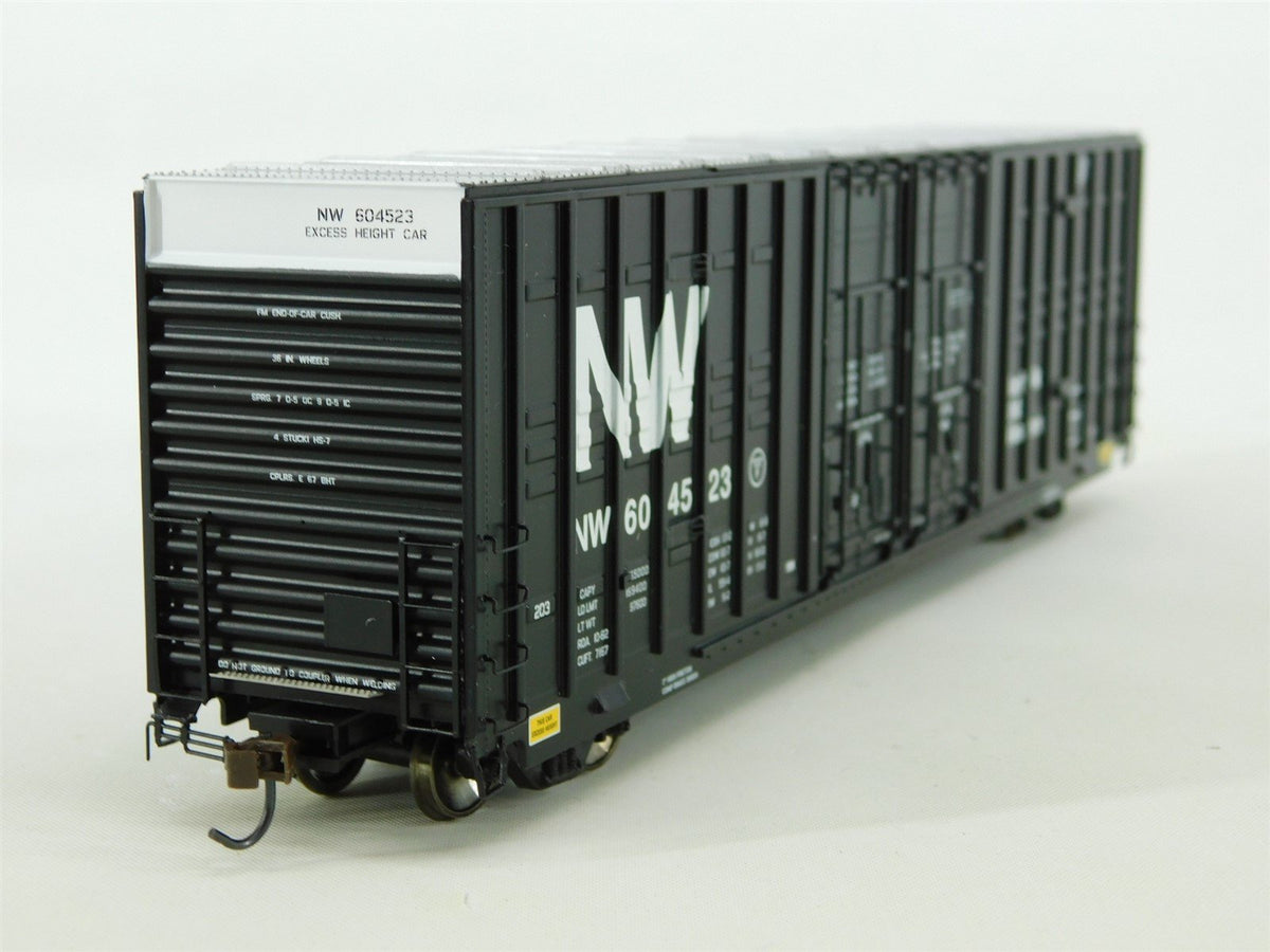 HO Scale Athearn Genesis G4003 NW Norfolk &amp; Western 60&#39; Steel Box Car #604523