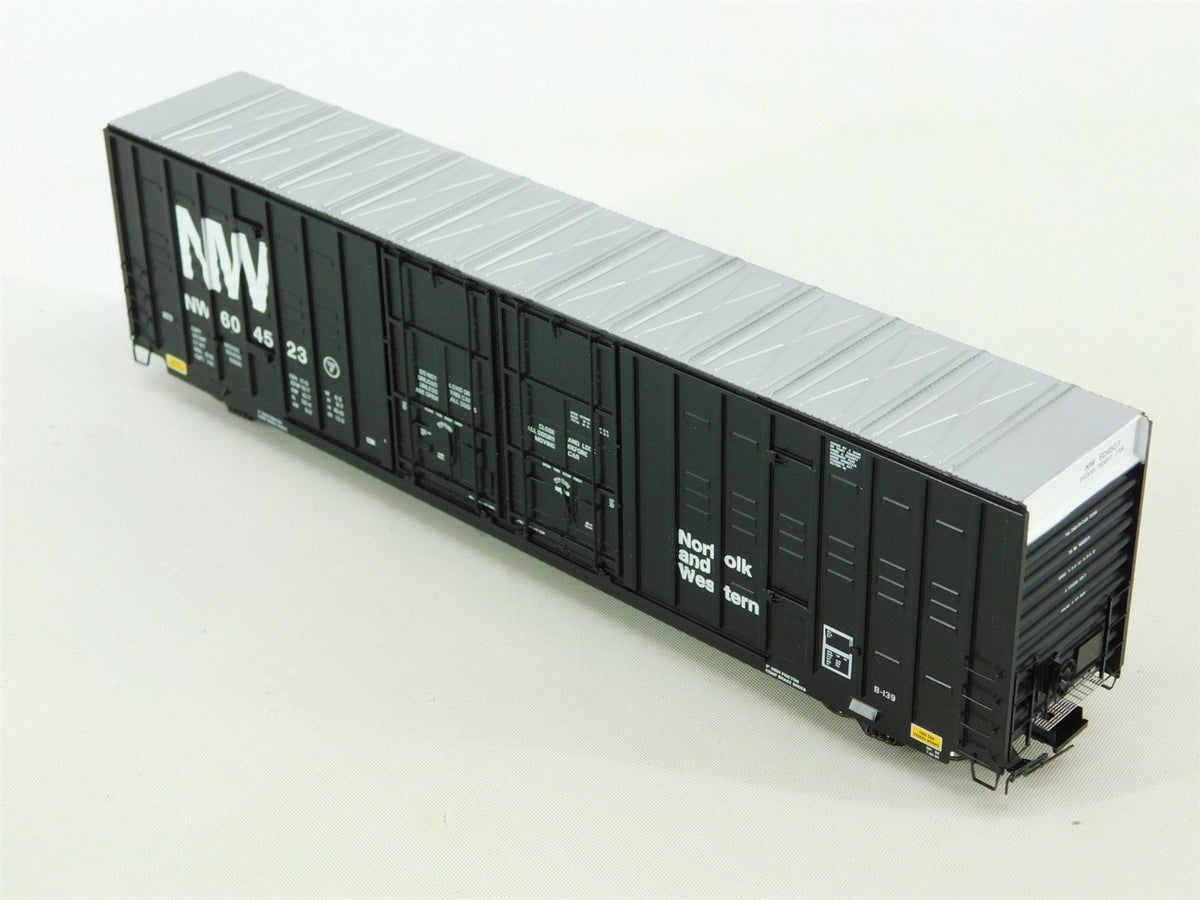 HO Scale Athearn Genesis G4003 NW Norfolk &amp; Western 60&#39; Steel Box Car #604523