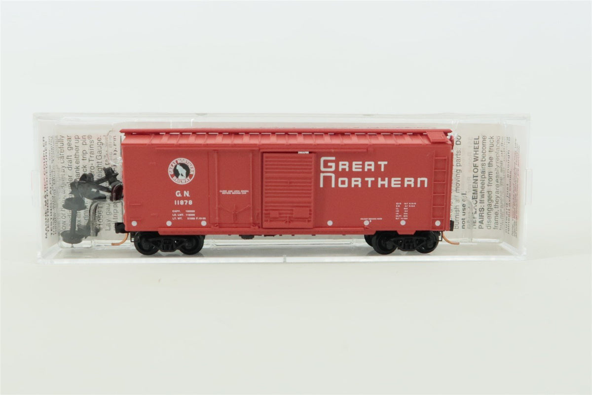 N Scale Micro-Trains MTL 22020 GN Great Northern 40&#39; Steel Box Car #11878