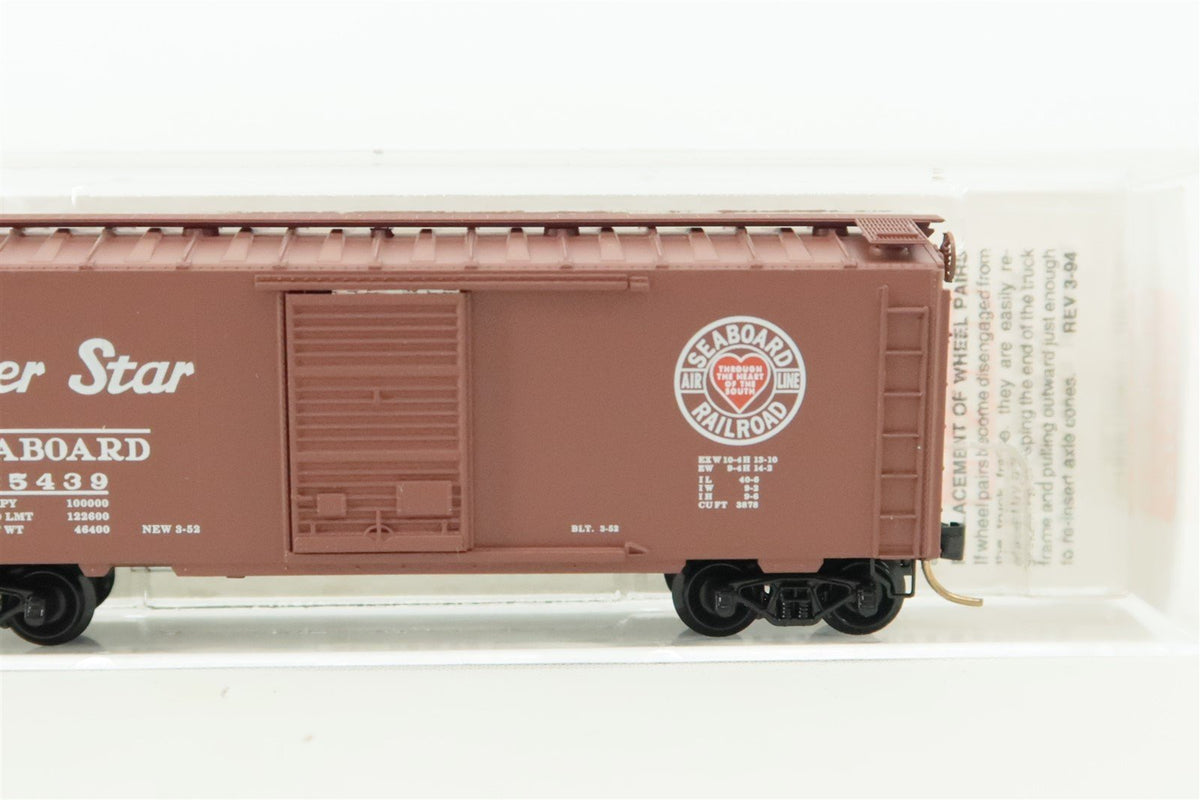 N Scale Micro-Trains MTL 20650 SAL &quot;Silver Star&quot; 40&#39; Steel Box Car #25439