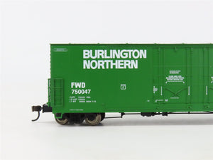 HO Atlas 1751-4 FWD Burlington Northern Evans Double Plug Door Box Car #750047