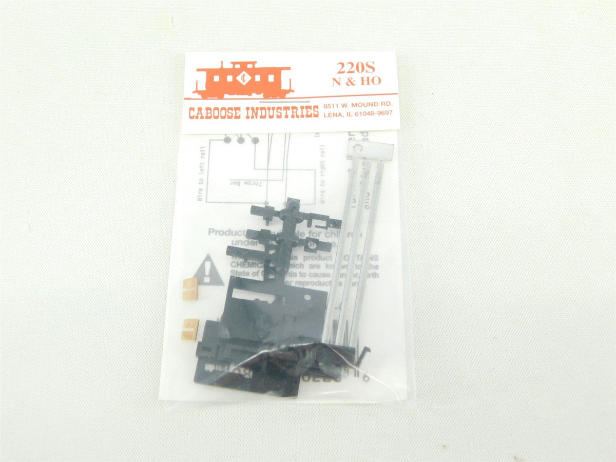 N/HO Scale Caboose Industries #220S Sprung Ground Throw w/ Contacts For Turnouts