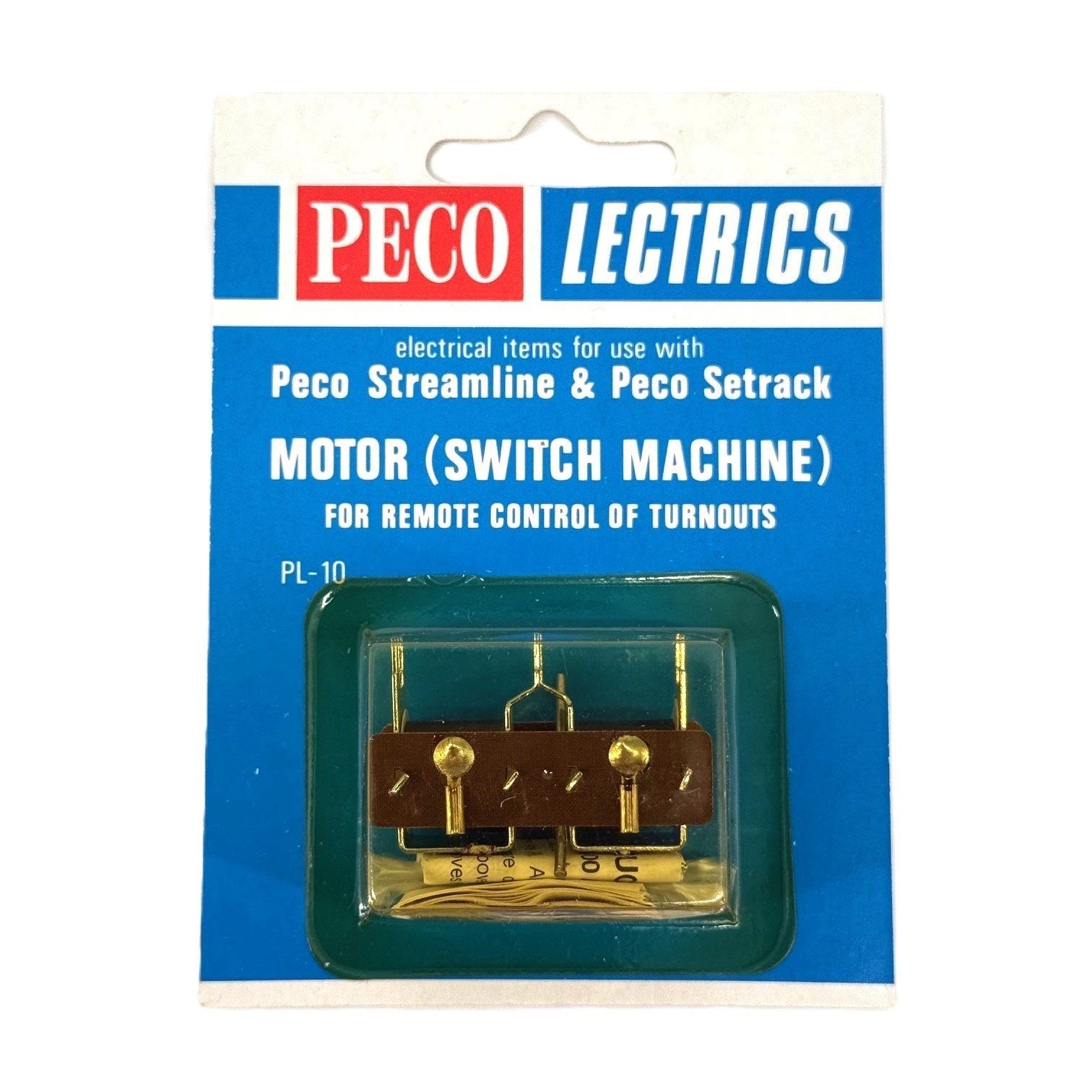 Peco Lectrics PL-10 Switch Machine Motor For Remote Control Of Track Turnouts