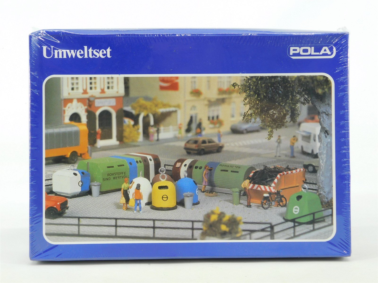HO 1/87 Scale POLA Kit 463 Environment Recycling Bins Set - SEALED