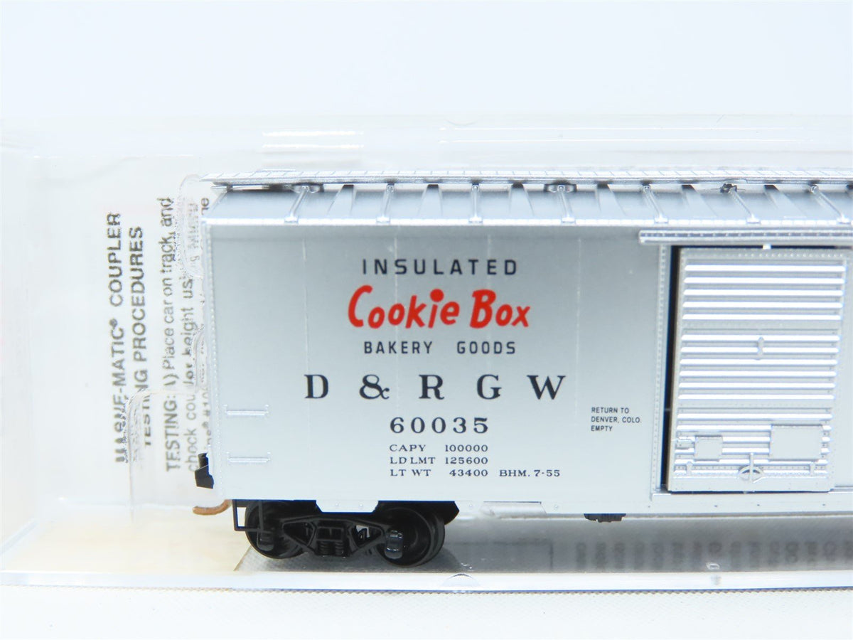 N Scale Micro-Trains MTL 20110 D&amp;RGW Rio Grande &quot;Cookie Box&quot; 40&#39; Box Car #60035