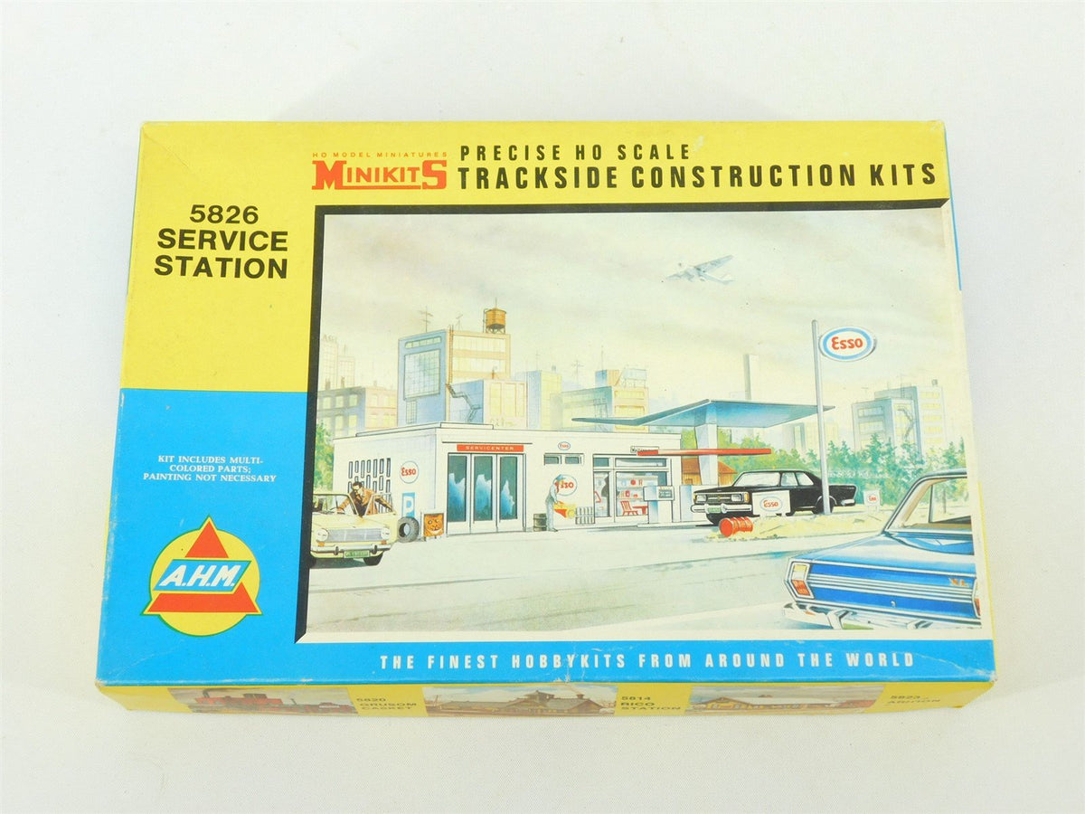 HO 1/87 Scale AHM Minikits Trackside Construction Kit 5826 Service Station