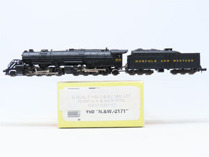 N Scale Con-Cor/Rivarossi 0001-03201D NW 2-8-8-2 Y6b Mallet Steam #2171