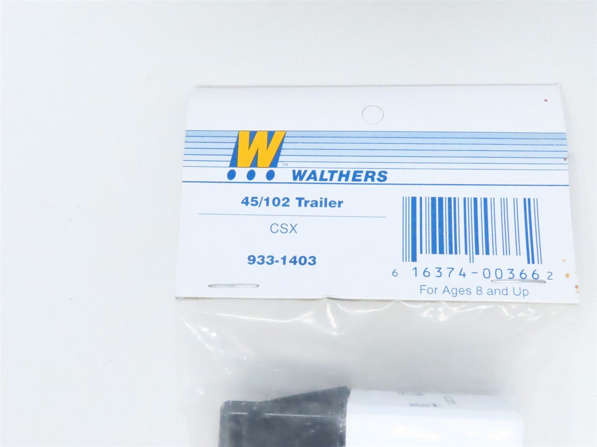 HO Scale Walthers 933-1403 CSXZ CSX Transportation Trailer #237510