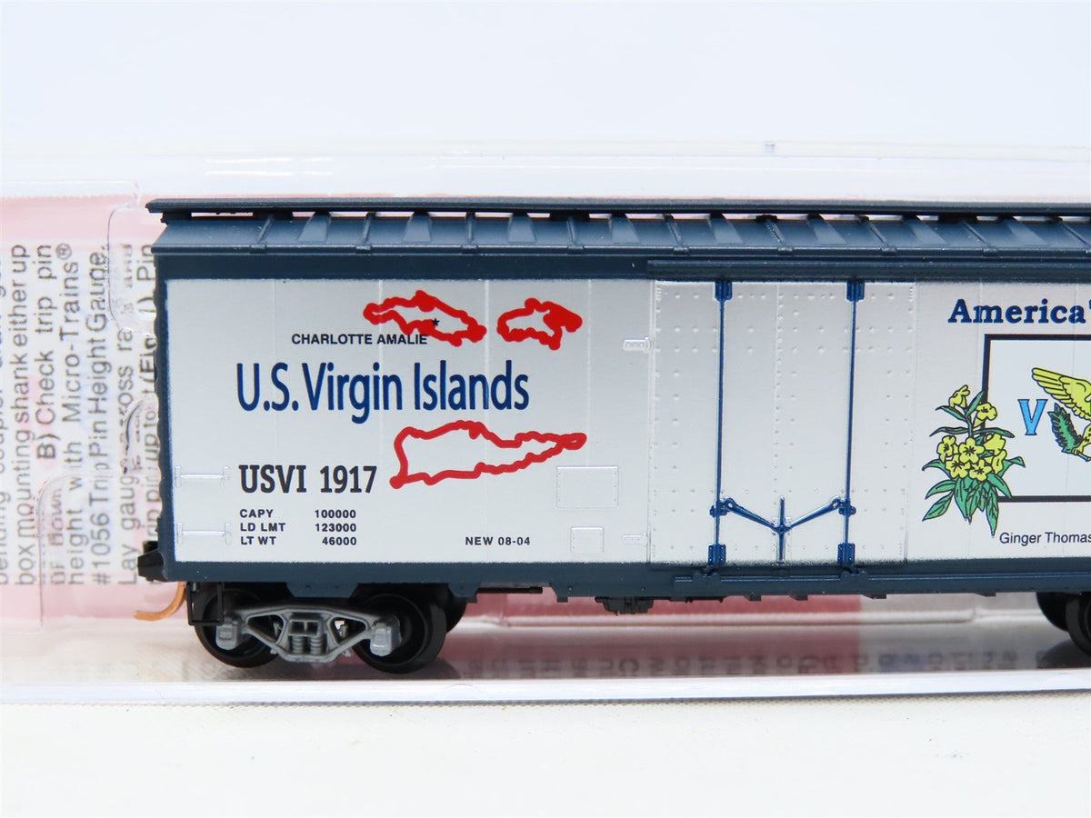 N Micro-Trains MTL NSC Special Run USVI US Virgin Islands 40&#39; Box Car #1917