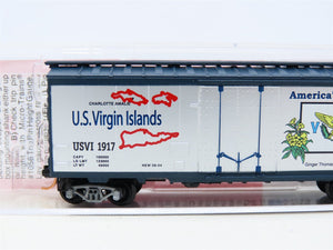 N Micro-Trains MTL NSC Special Run USVI US Virgin Islands 40' Box Car #1917