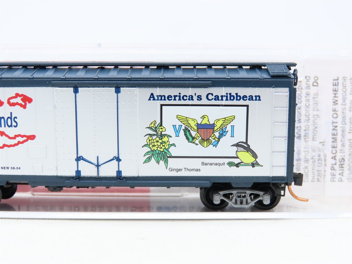 N Micro-Trains MTL NSC Special Run USVI US Virgin Islands 40&#39; Box Car #1917