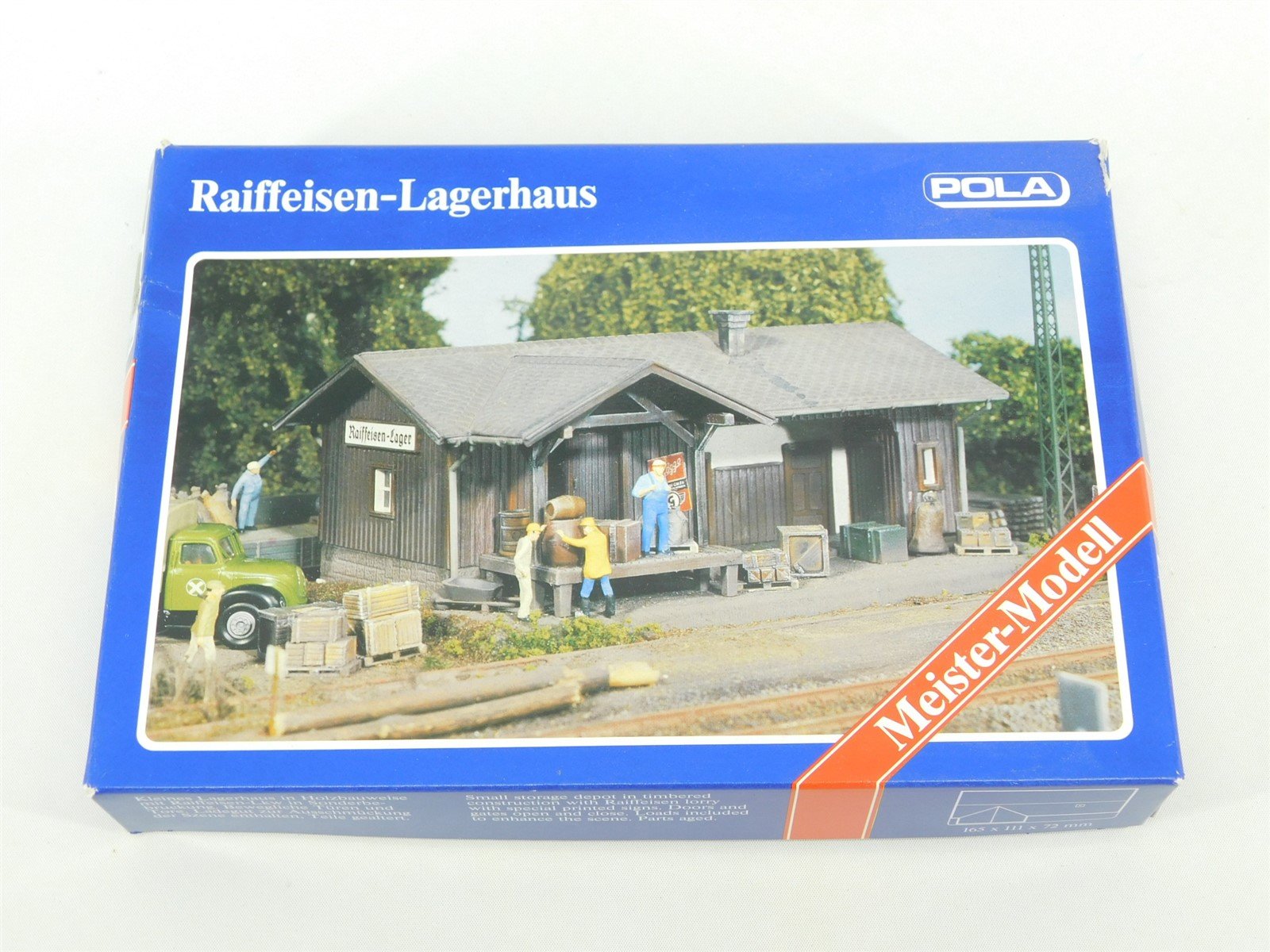 HO Scale POLA Meister Modell Kit 662 Raiffeisen Lagerhaus Storage Depot