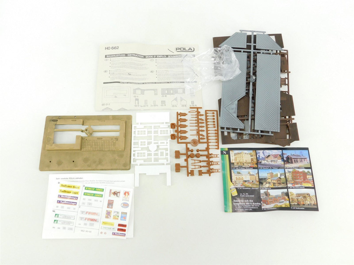 HO Scale POLA Meister Modell Kit 662 Raiffeisen Lagerhaus Storage Depot