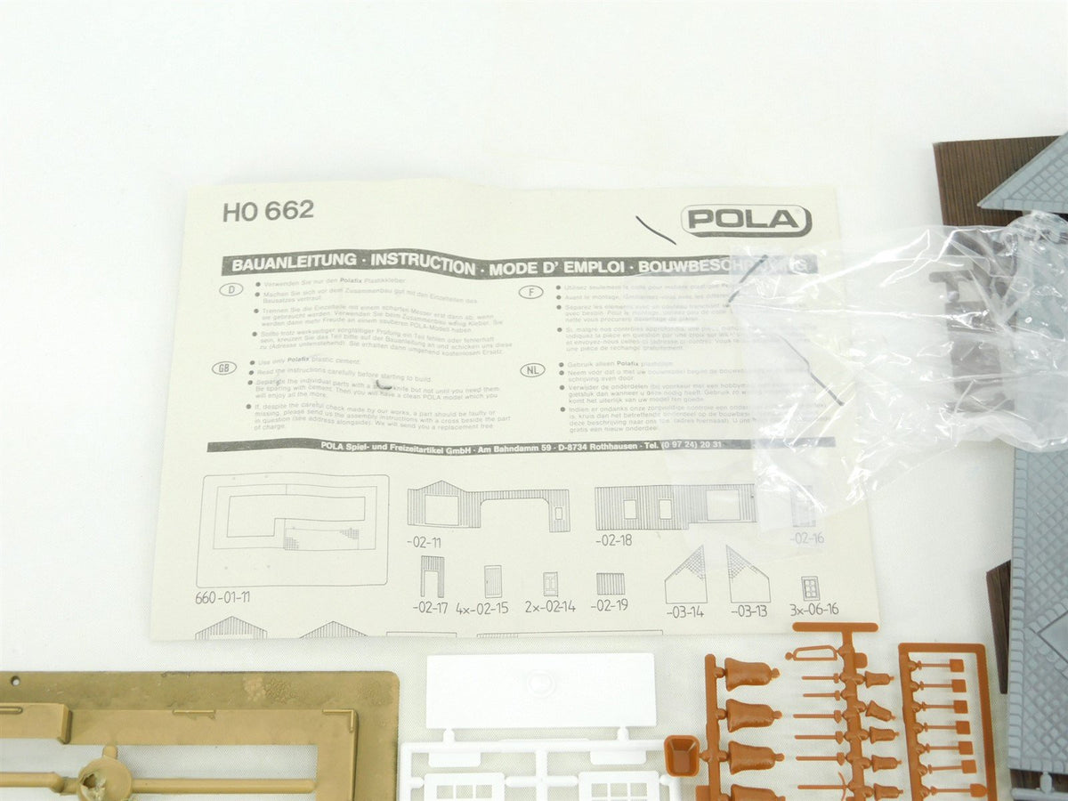 HO Scale POLA Meister Modell Kit 662 Raiffeisen Lagerhaus Storage Depot