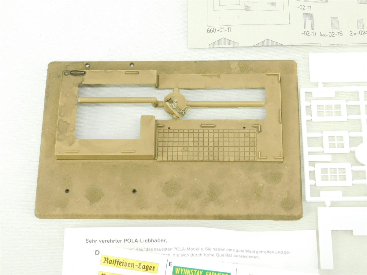 HO Scale POLA Meister Modell Kit 662 Raiffeisen Lagerhaus Storage Depot