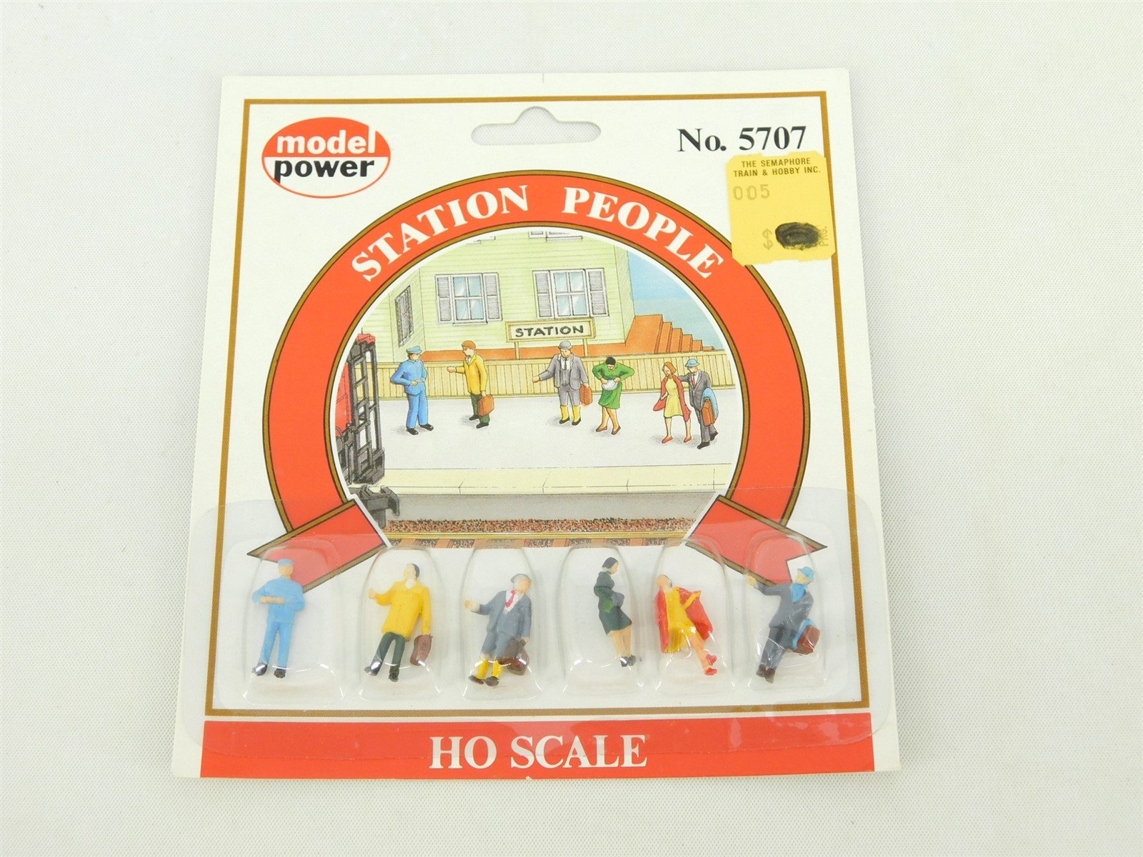 HO 1/87 Scale Model Power #5707 Station People - Set of 6 Figures
