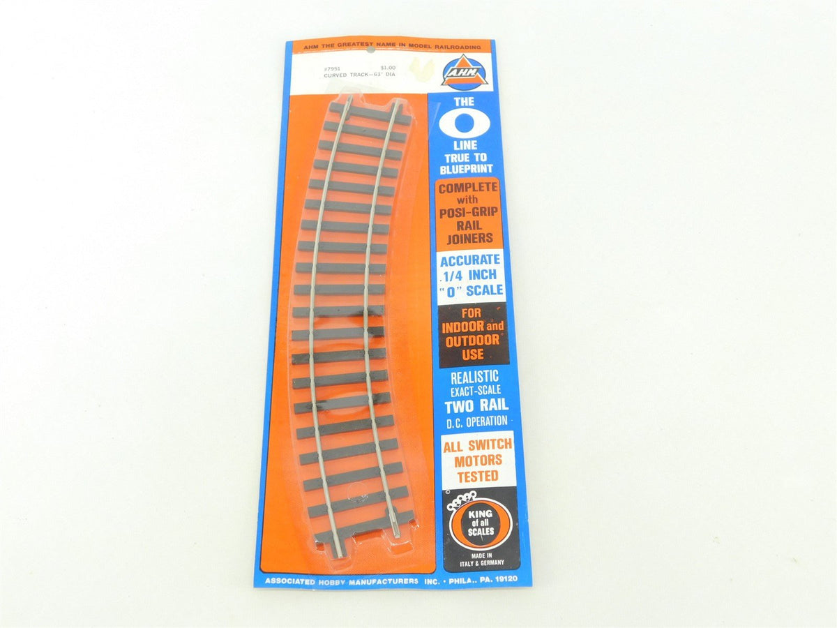 O Scale 2 Rail AHM Associated Hobby Manufacturers 7951 Curved Track