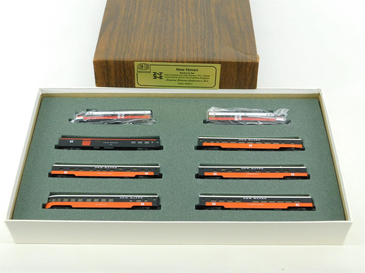 N Scale Con-Cor 0001-008517 NH New Haven &quot;McGinnis&quot; PA-1 Diesel Passenger Set