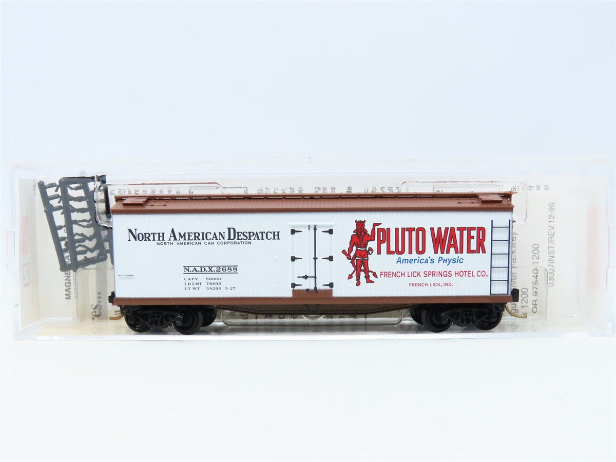 N Scale Micro-Trains MTL 49490 NADX &quot;Pluto Water&quot; 40&#39; Wood Reefer #2688