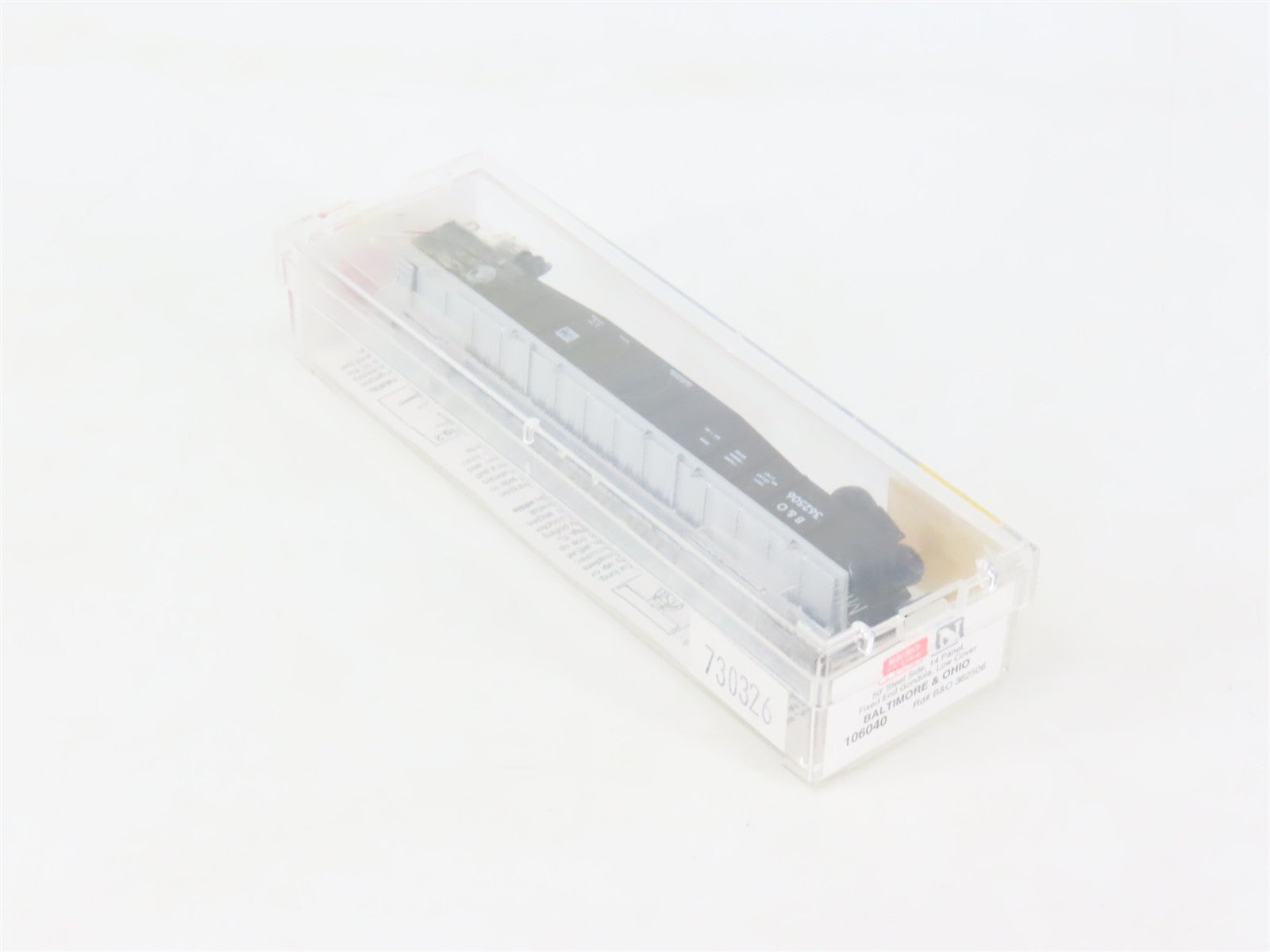N Scale Micro-Trains MTL #106040 B&O Baltimore & Ohio 50' Gondola #362506