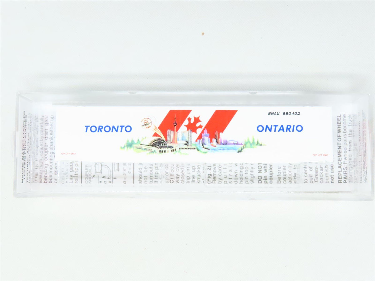 N Micro-Trains MTL 81730 BNAU Intermodals &quot;Toronto Ontario&quot; Container #680402