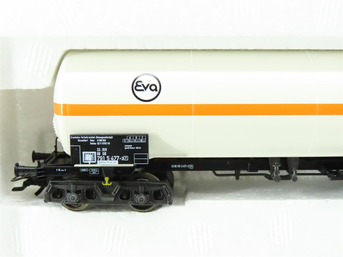 HO Marklin 4855 DB German &quot;EVA&quot; Petroleum &amp; Pressure Gas Tank 3-Car Freight Set