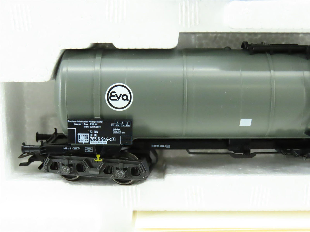 HO Marklin 4855 DB German &quot;EVA&quot; Petroleum &amp; Pressure Gas Tank 3-Car Freight Set