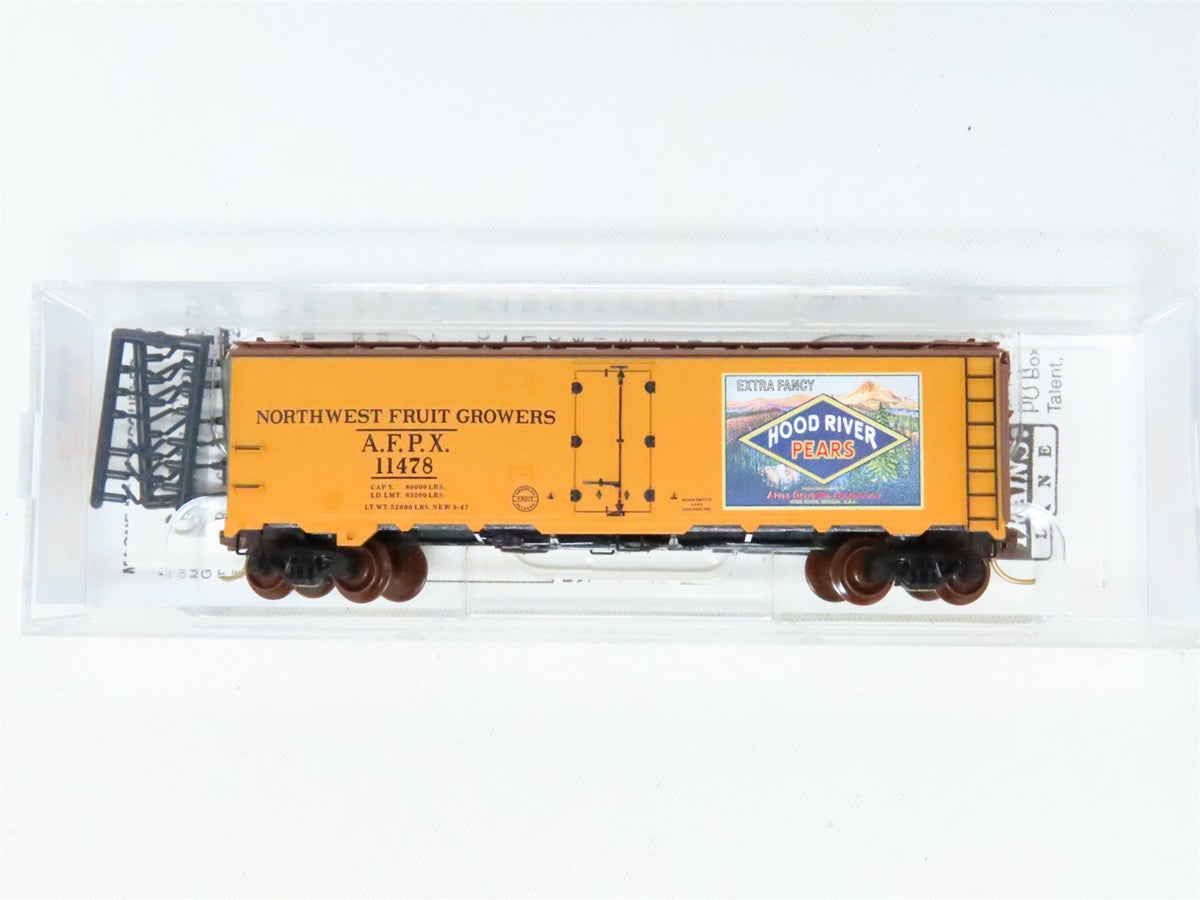 N Scale Micro-Trains MTL NSC 9-97 AFPX Hood River Pears Reefer #11478