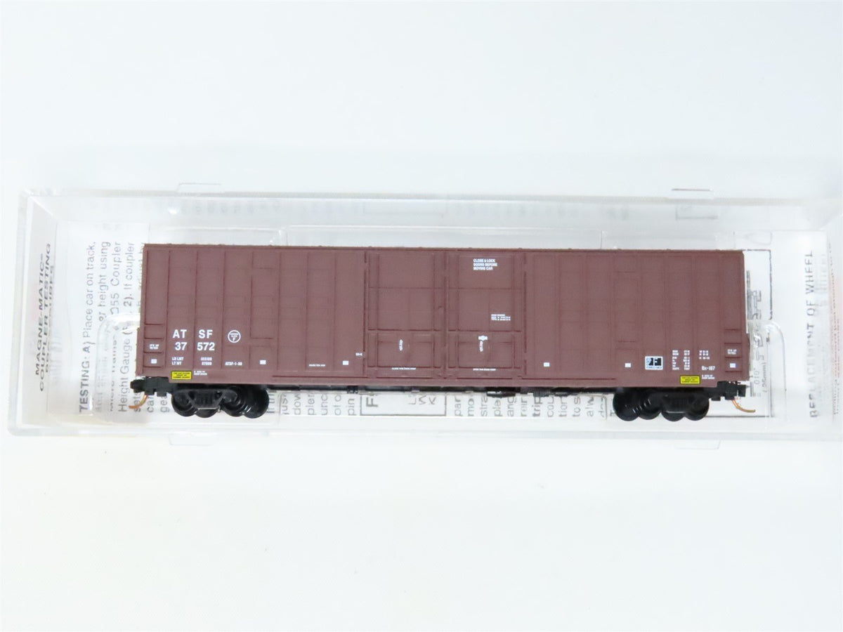 N Micro-Trains MTL #103050 ATSF Santa Fe 60&#39; Double Plug Door Box Car #37572