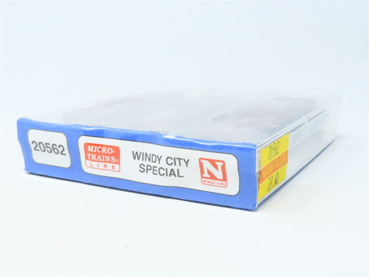 N Scale Micro-Trains MTL #20562 RI C&amp;EI CNW Windy City Special Box Car 3-Pack