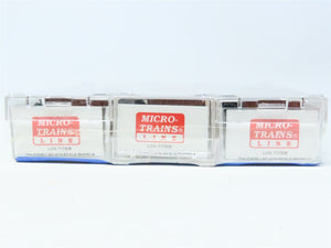 N Scale Micro-Trains MTL #20562 RI C&EI CNW Windy City Special Box Car 3-Pack