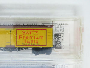 N Scale Micro-Trains MTL #58072 Meat Packers of Chicago 36' Reefer 3-Pack