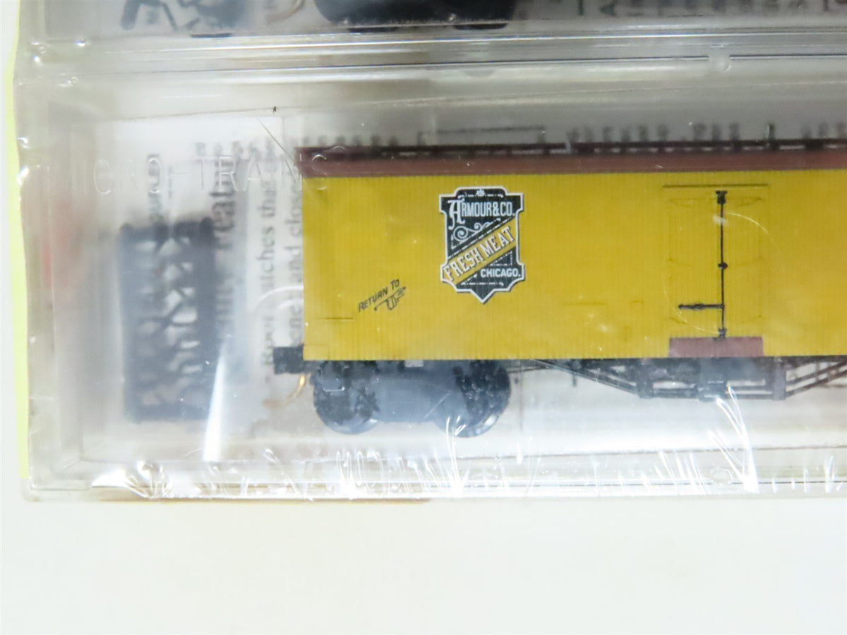 N Scale Micro-Trains MTL #58072 Meat Packers of Chicago 36&#39; Reefer 3-Pack