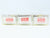 N Scale Micro-Trains MTL #58072 Meat Packers of Chicago 36' Reefer 3-Pack