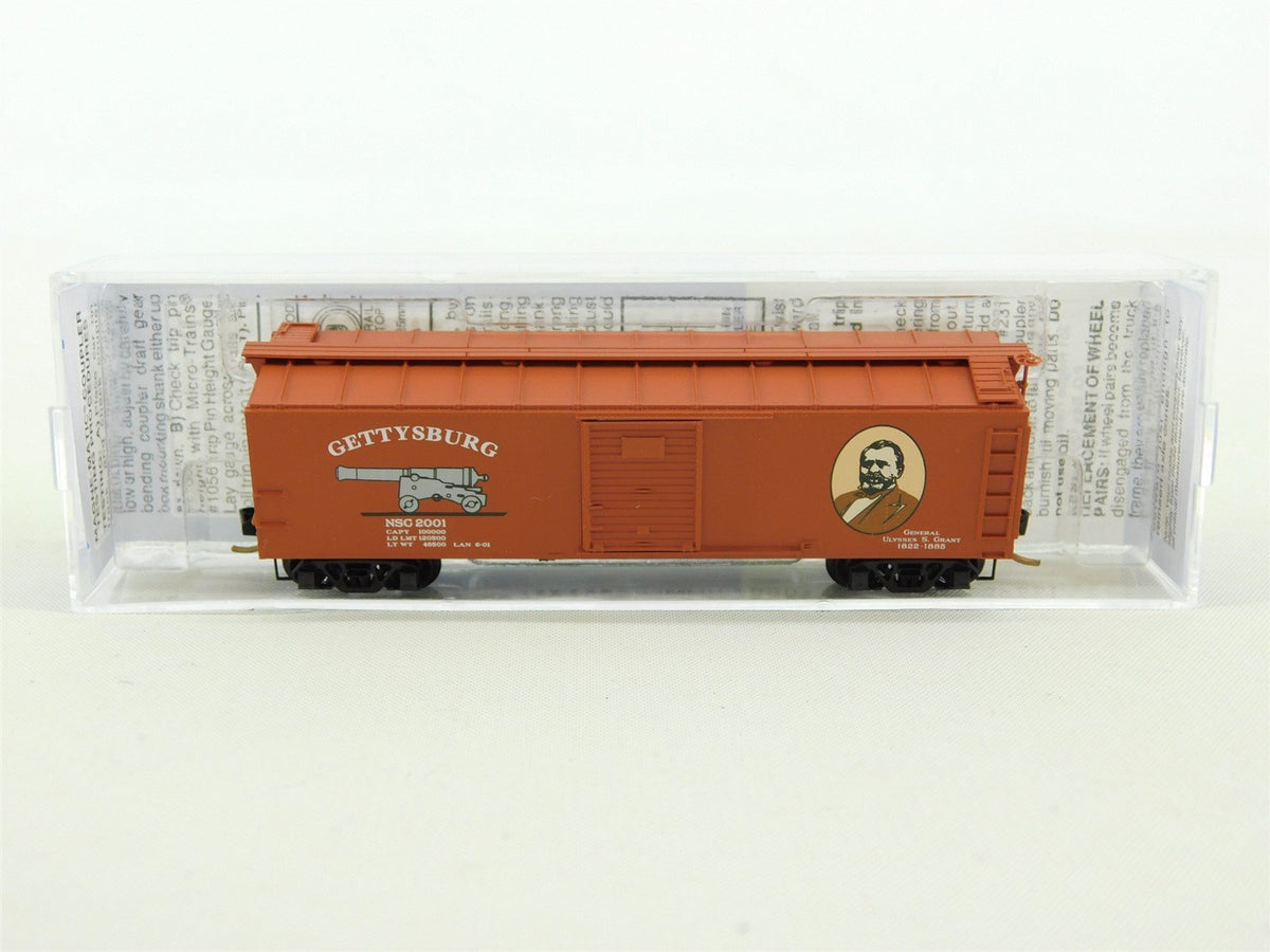 N Micro-Trains MTL NSC Special Run 6-01 Gettysburg Ulysses S Grant Box Car #2001