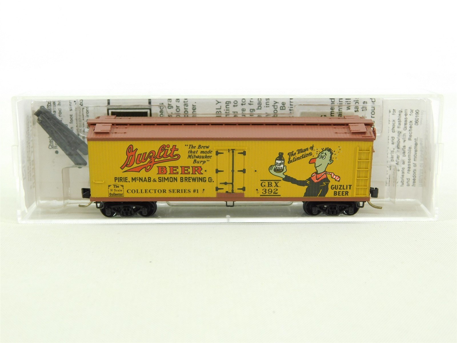 N Micro-Trains MTL NSC Special Run Collectors Series Guzlit Beer Reefer #392